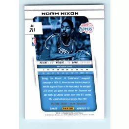 2013-14 Panini Prizm Base #211 Norm Nixon