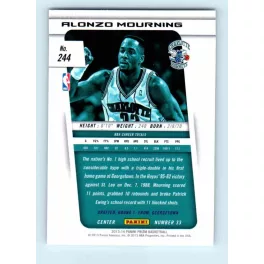 2013-14 Panini Prizm Base #244 Alonzo Mourning