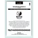 2016-17 NBA Hoops Base #274 Wade Baldwin IV RC