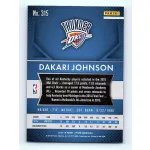 2015-16 Panini Prizm Base #315 Dakari Johnson RC