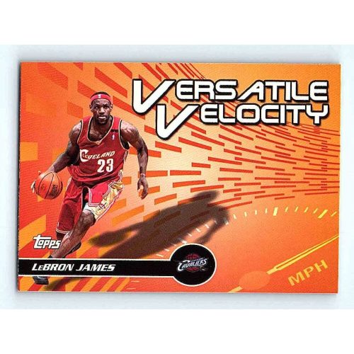 2005-06 Topps Basketball Versatile Velocity #VV7 Lebron James