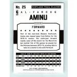 2015-16 NBA Hoops Base #25 Al-Farouq Aminu