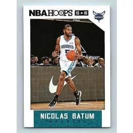 2015-16 NBA Hoops Base #96 Nicolas Batum
