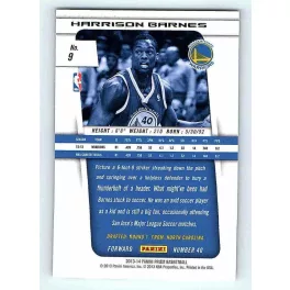 2013-14 Panini Prizm Base #9 Harrison Barnes