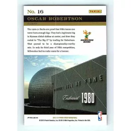   2013-14 Panini Prizm Hall Monitors Silver #16 Oscar Robertson