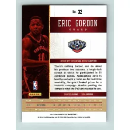 2013-14 Panini Elite Base #32 Eric Gordon