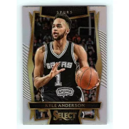   2016-17 Panini Select Concourse Silver Prizm #15 Kyle Anderson