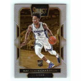   2016-17 Panini Select Courtside Silver Prizm #247 Malachi Richardson RC