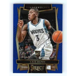   2016-17 Panini Select Concourse Blue Prizm #25 Kris Dunn RC   /299