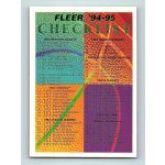 1994-95 Fleer Checklist #240 Checklist