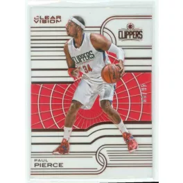 2015-16 Panini Clear Vision Base Red #25 Paul Pierce