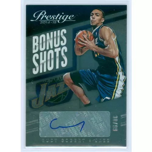 2014-15 Prestige Bonus Shots #23 Rudy Gobert  AU  30/99