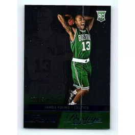   2014-15 Panini Prestige Plus Base Blue #175 James Young RC   37/99