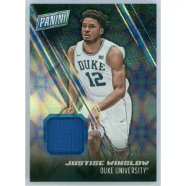   2016-17 Panini Day Collegiate Memorabilia Galactic Window #10 Justise Winslow   MEM 19/25