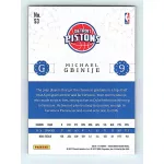2016-17 Excalibur Base #53 Michael Gbinije RC