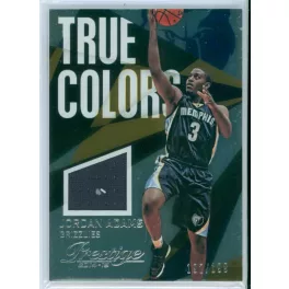   2014-15 Panini Prestige Plus True Colors Materials #62 Jordan Adams   MEM 192/199