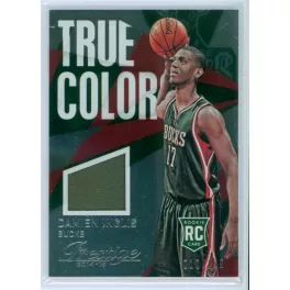   2014-15 Panini Prestige Plus True Colors Materials #63 Damien Inglis RC  MEM 013/199