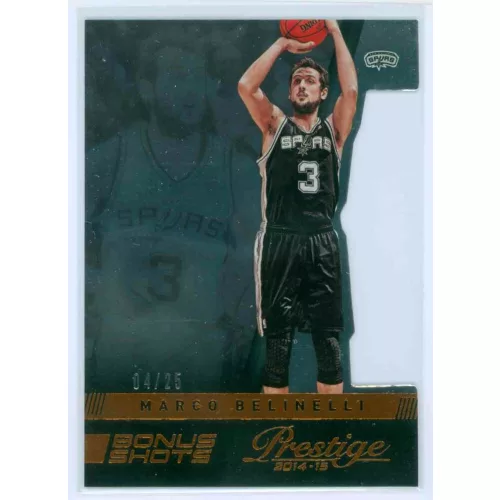 2014-15 Panini Prestige Plus Base Orange Die-Cut #97 Marco Belinelli    04/25