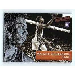 2016-17 Aficionado Basketball Base #37 Malachi Richardson RC