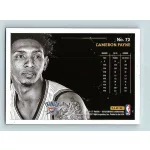 2016-17 Aficionado Basketball Base #72 Cameron Payne