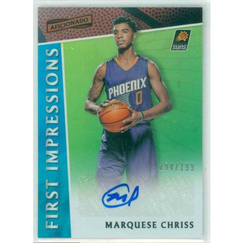 2016-17 Aficionado Basketball First Impressions Autograph #3 Marquese Chriss RC AU  194/199
