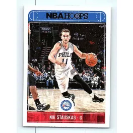 2017-18 NBA Hoops Base #8 Nik Stauskas