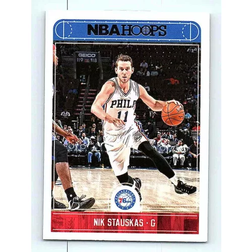 2017-18 NBA Hoops Base #8 Nik Stauskas