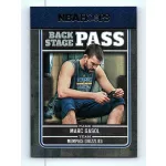 2017-18 NBA Hoops Back Stage Pass #7 Marc Gasol
