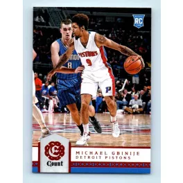 2016-17 Panini Excalibur Base #53 Michael Gbinije RC