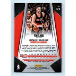 2017-18 Prizm Basketball Base #149 Jusuf Nurkic