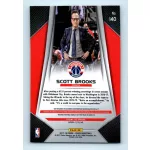 2017-18 Prizm Basketball Base #140 Scott Brooks