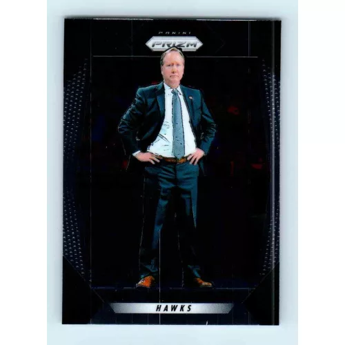 2017-18 Prizm Basketball Base #110 Mike Budenholzer