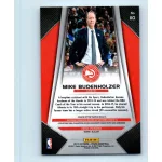 2017-18 Prizm Basketball Base #110 Mike Budenholzer