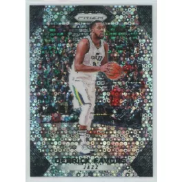 2017-18 Prizm Basketball Base Fast Break #115 Derrick Favors
