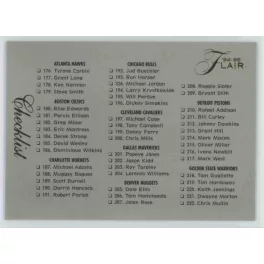 1994-95 Flair Series 2 Checklist #324 .