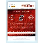2015-16 Panini Excalibur Base #40 Allen Crabbe