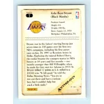 2012 Kobe Anthology Base # 7 Kobe Bryant