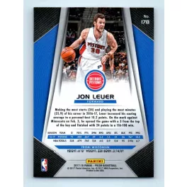 2017-18 Prizm Basketball Base # 178 Jon Leuer