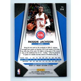 2017-18 Prizm Basketball Base # 174 Reggie Jackson