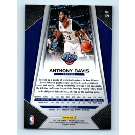 2017-18 Prizm Basketball Base # 121 Anthony Davis