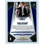 2017-18 Prizm Basketball Base # 120 Quin Snyder