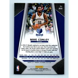 2017-18 Prizm Basketball Base # 201 Mike Conley