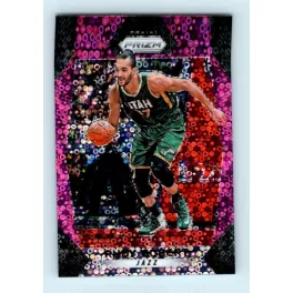   2017-18 Prizm Basketball Base Fast Break Pink # 114 Rudy Gobert