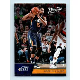 2016-17 Panini Prestige  # 64 Derrick Favors