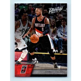 2016-17 Panini Prestige  # 91 Damian Lillard