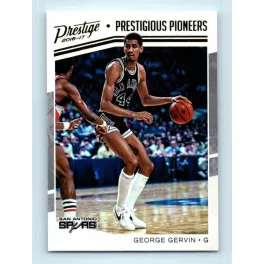   2016-17 Panini Prestige Prestigious Pioneers # 14 George Gervin