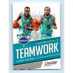 2017 Panini Prestige Teamwork # 10 Kemba Walker/Nicolas Batum