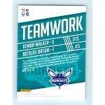 2017 Panini Prestige Teamwork # 10 Kemba Walker/Nicolas Batum