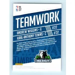 2016-17 Panini Prestige Teamwork # 27 Andrew Wiggins/Karl-Anthony Towns