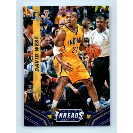 2014-15 Panini Threads  # 21 David West